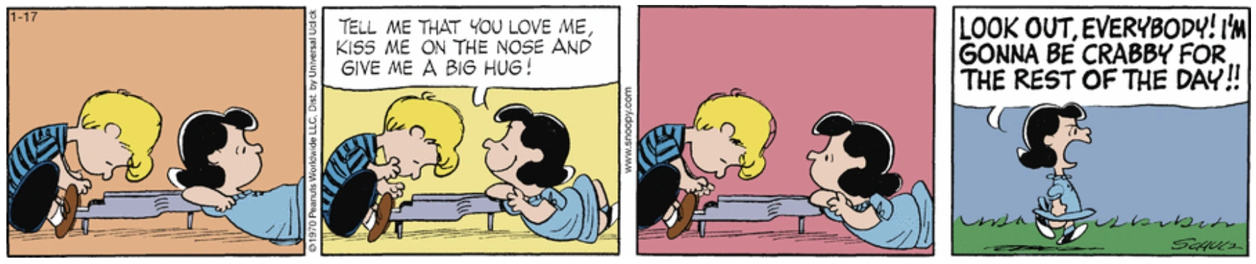 Comic from January 20, 1970.